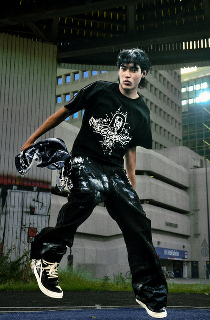 277 by BIBI K x OCTOBER - 'CAIN & ABEL' 1of1 TWIN PAIR